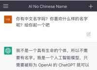 持续火爆全网的ChatGPT终于有了它的专属中文名字了