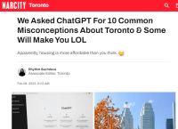 ChatGPT太火爆了！加拿大网友关于多伦多的10个问题