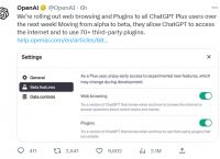 ChatGPT开放联网和插件；三星发力AIGC平台；中文在线启用AI主播