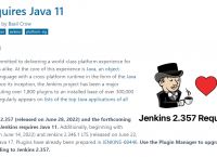放弃Java8，Jenkins宣布将仅支持Java11及以上版本