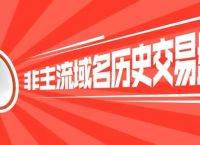 【历史交易盘点】那些超过10万美元交易的“非主流”域名有哪些？