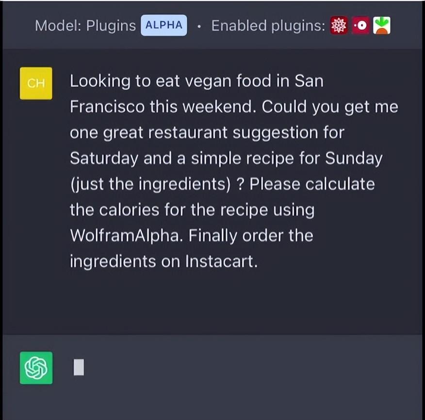 可以直接去告诉 ChatGPT你想周末吃素食.jpg 可以直接去告诉 ChatGPT你想周末吃素食.jpg