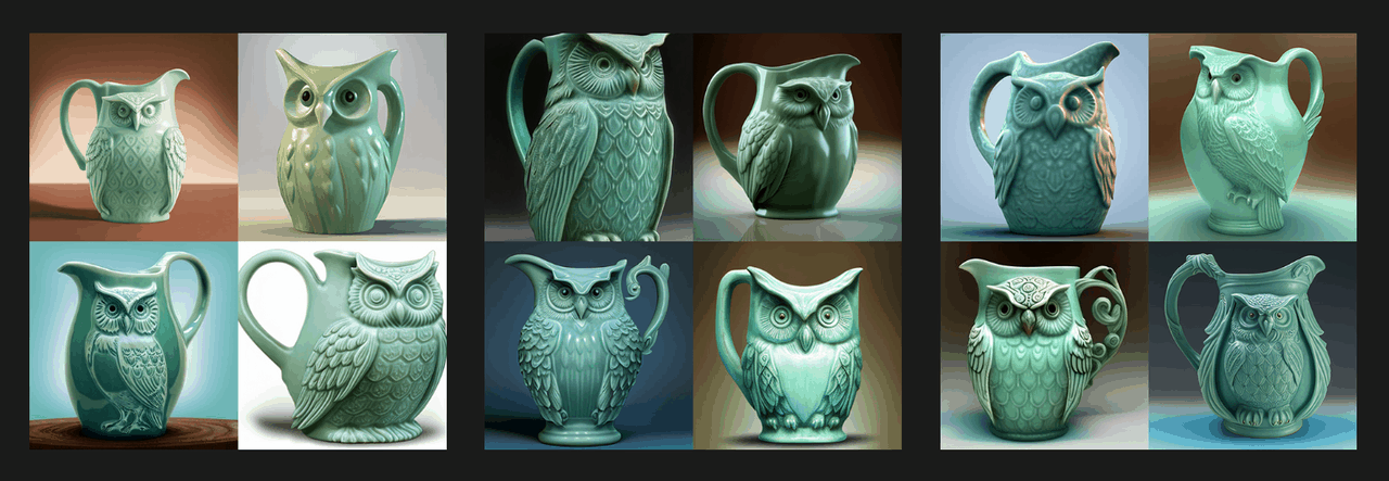 imagine prompt celadon owl pitcher.png