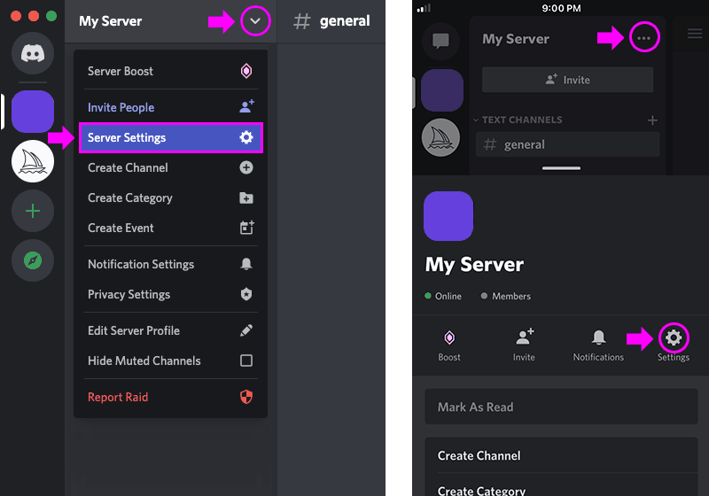 在 Server Settings 服务器设置 菜单中选择 Roles 角色 选项.png 在 Server Settings 服务器设置 菜单中选择 Roles 角色 选项.png