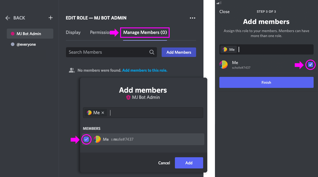选择 Manage Members 管理成员 选项卡并将新角色分配给你自己.png 选择 Manage Members 管理成员 选项卡并将新角色分配给你自己.png