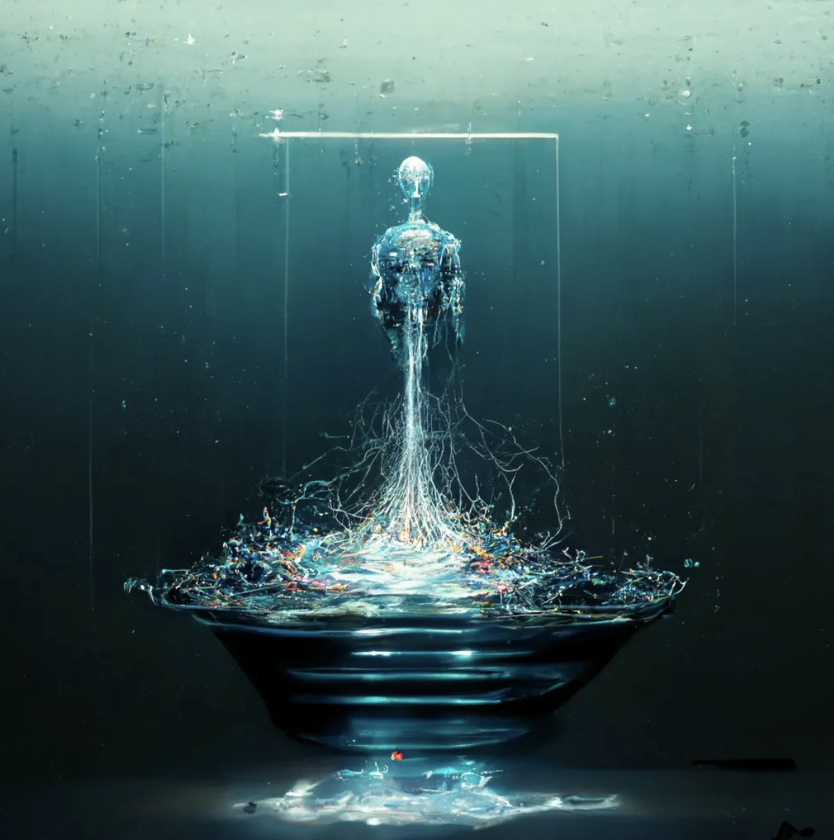将人工智能描绘成水的插图.png