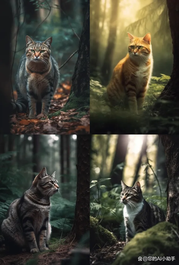 森林里的一只猫.png 森林里的一只猫.png