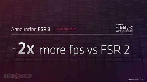 对标 DLSS3 AMD确认游戏大杀器 FSR 3 将开源.jpg