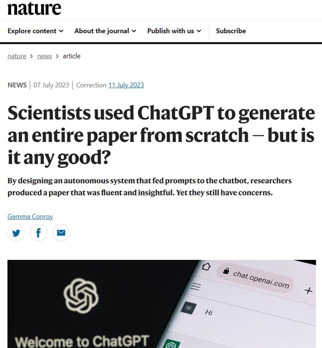 用ChatGPT从头生成论文可行吗？