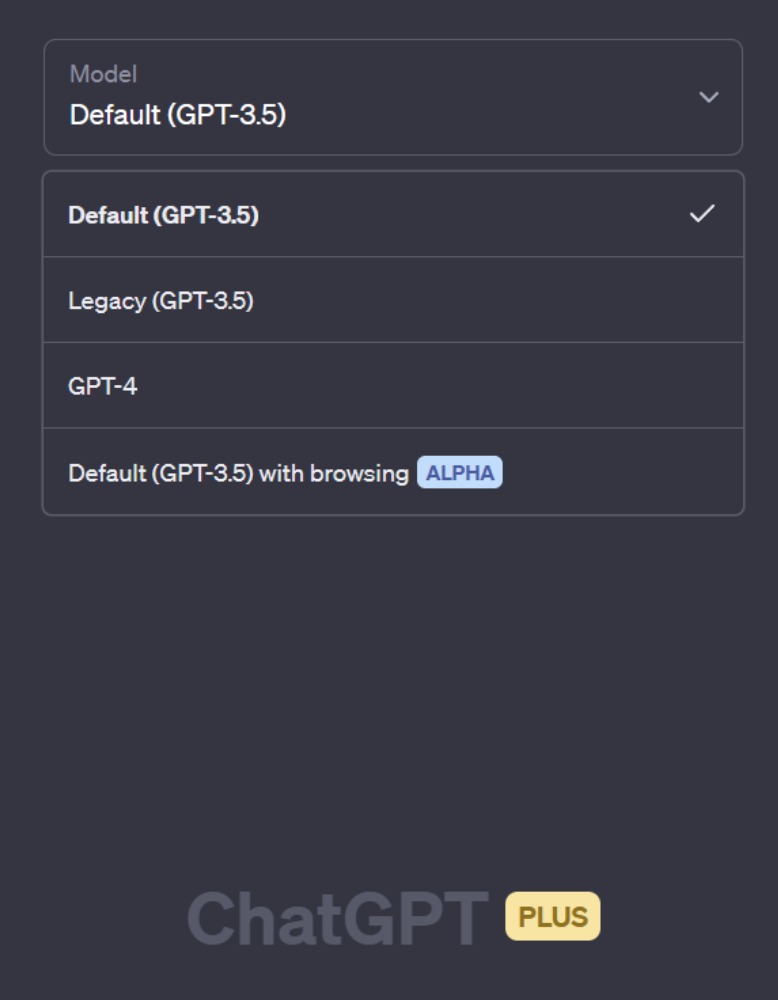 OpenAI向ChatGPT Plus用户开放了GPT-3.5 with Browsing（ALPHA）模型.png