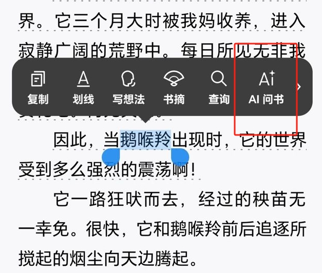 微信读书上线“AI问书”功能